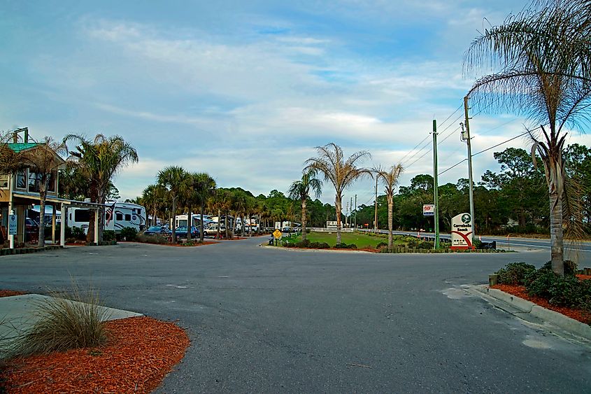 A resort in Carrabelle, Florida.