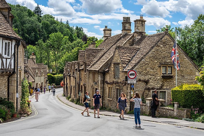 Castle Combe is a village and civil parish within the Cotswolds Area of Natural Beauty in Wiltshire. England