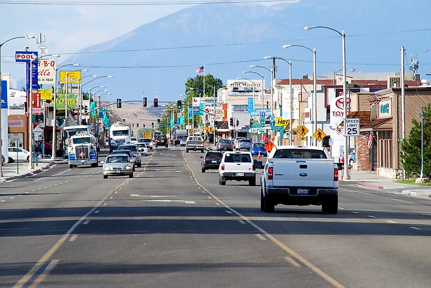 Street view in Bishop, California