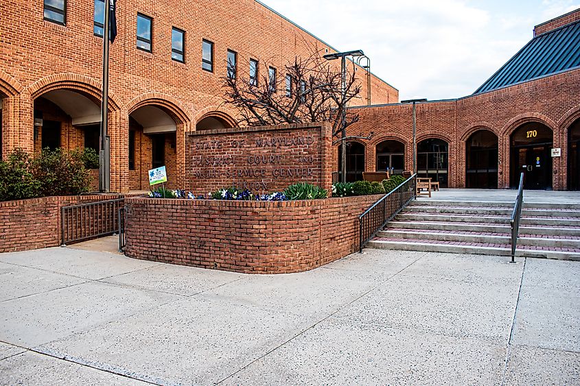 District court in Elkton, Maryland.