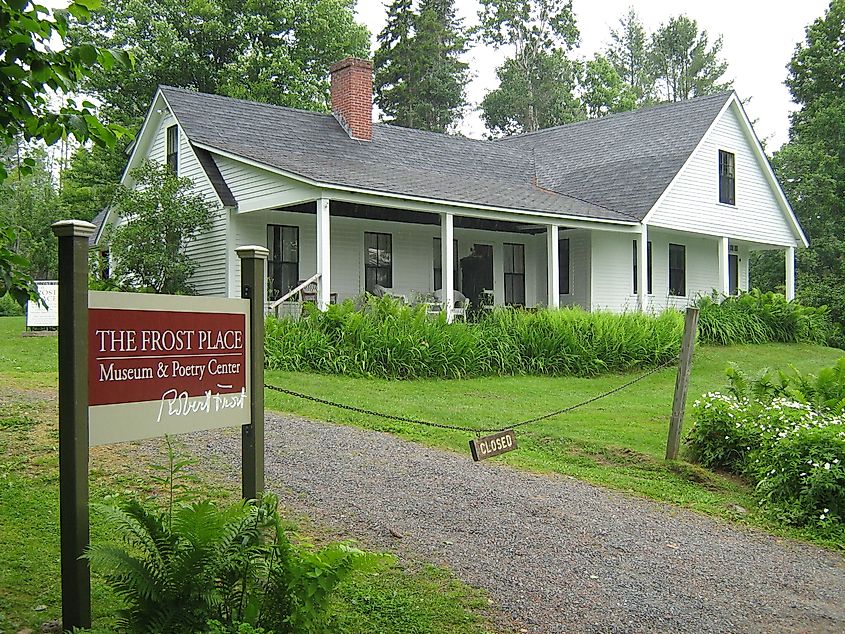 The Frost Place in Franconia, New Hampshire.