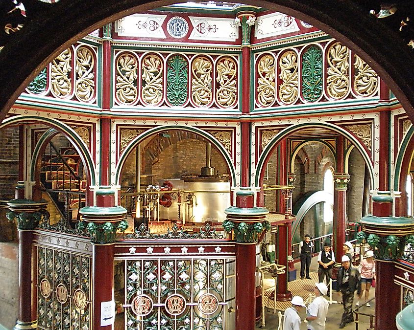 The Crossness Pumping Station, also known as the Cathedral on the Marsh