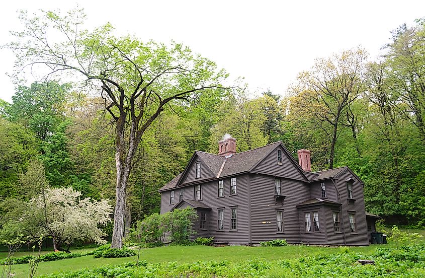 The Orchard House, historic home of Louisa May Alcott