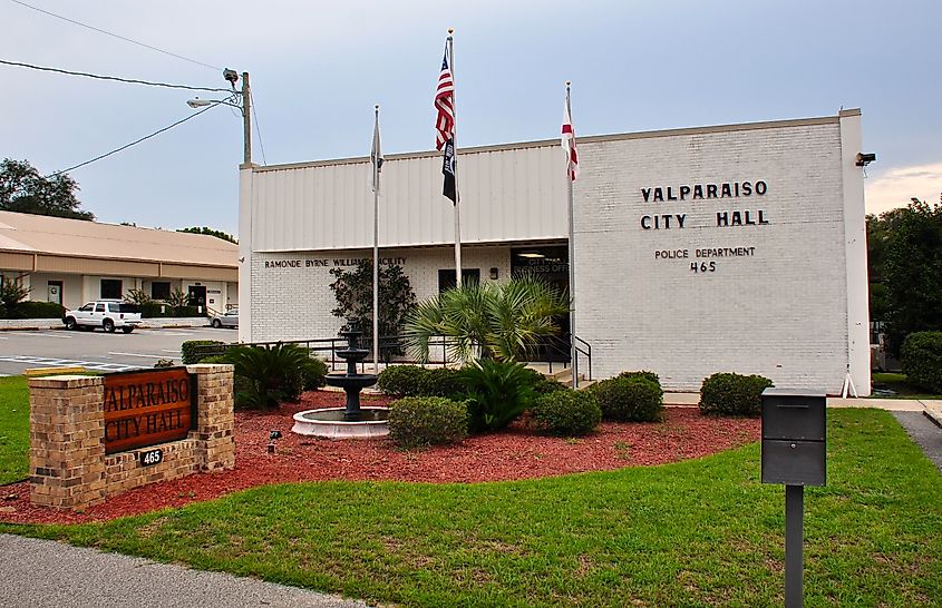 The Valparaiso City Hall in Florida.