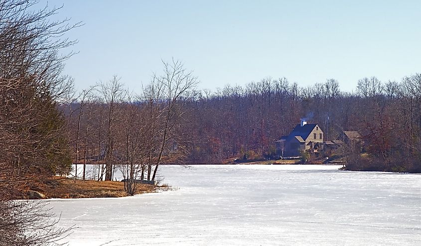 Lake Tansi in the winter.