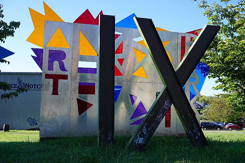 The IX Art Park in Charlottesville, Virginia.