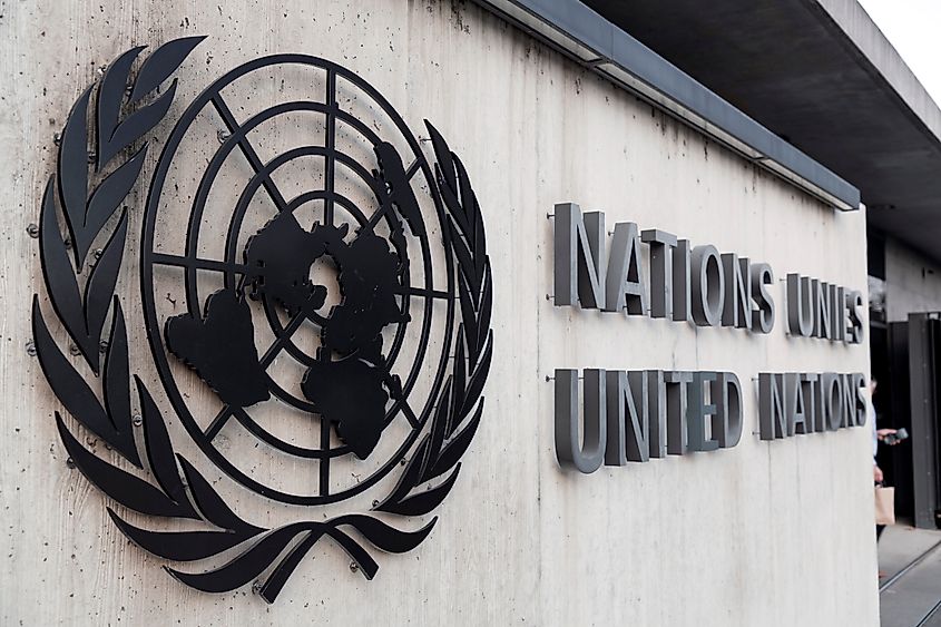 The United Nations Office at Geneva, Switzerland. Image by ColorMaker via Shutterstock.com