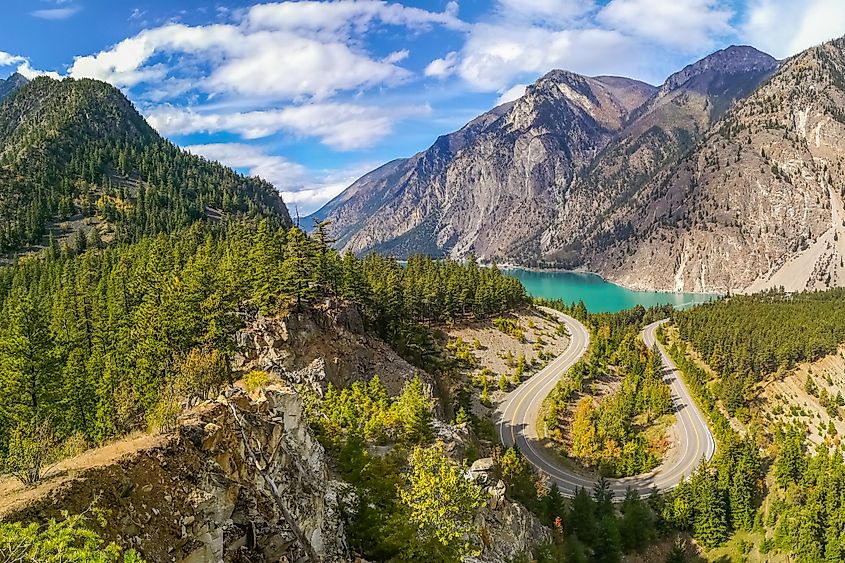 Seton Lake Viewpoint, Lillooet, BC, Canada