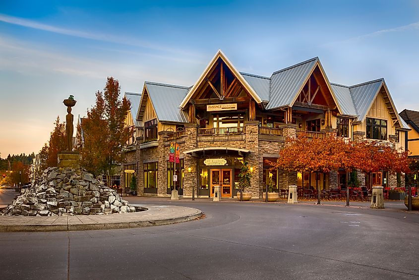 The City Center Square in Lake Oswego, Oregon.