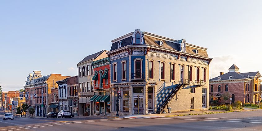 Wabash Street in Wabash, Indiana.