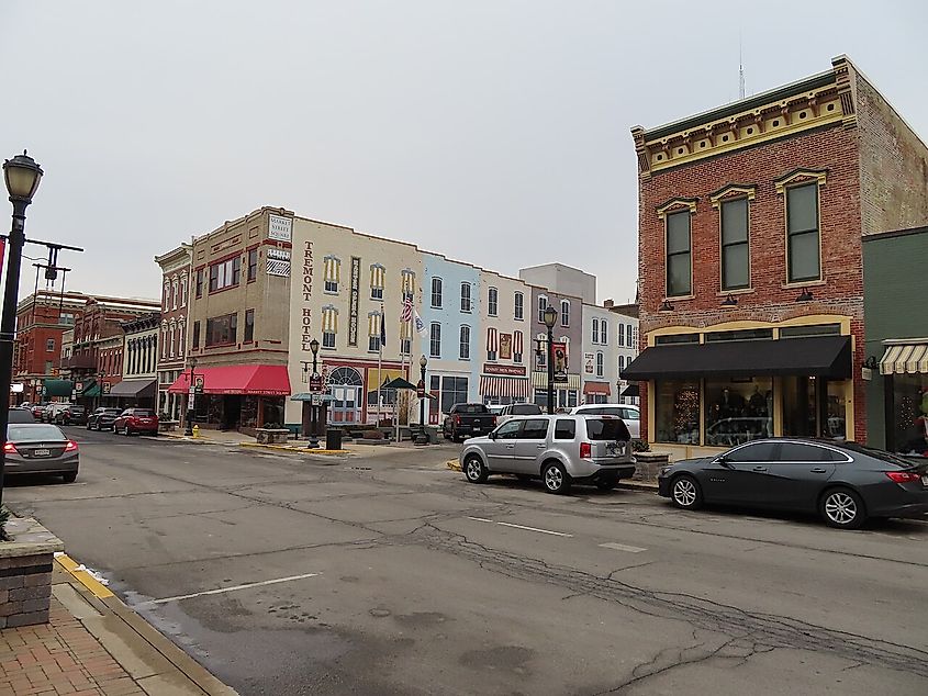 Market Street Square, West Market Street, Wabash, Indiana.