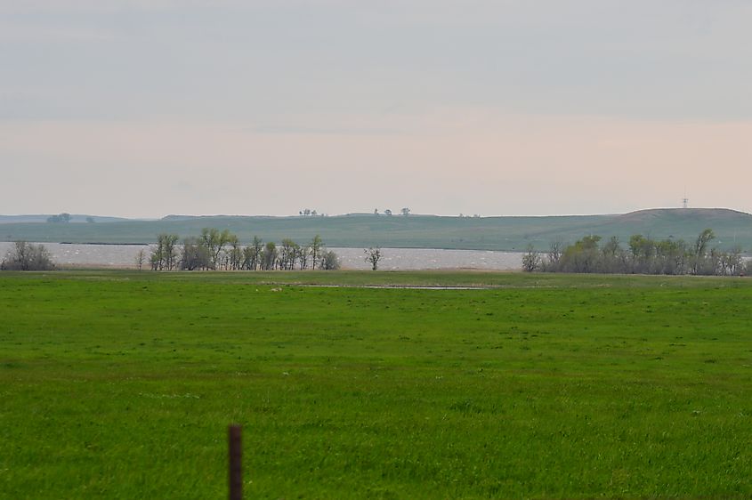 Scenery and wildlife at Lake Ilo National Wildlife Refuge in North Dakota   