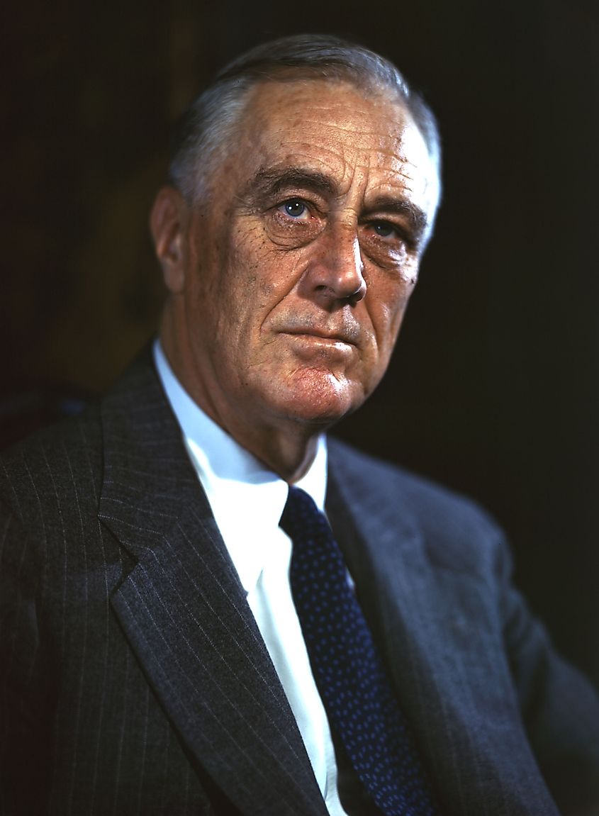 1944 Official Campaign Portrait session of Franklin D. Roosevelt