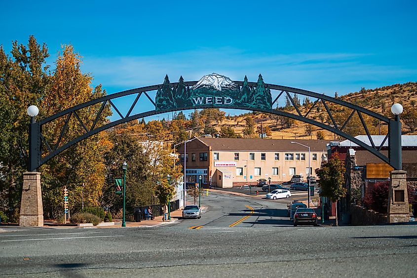 Main Street in Weed, California, Siskiyou County