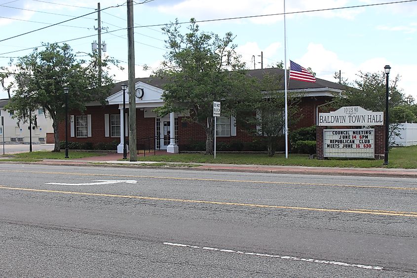 Town Hall in Baldwin, Florida