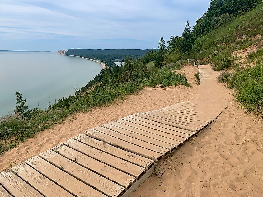 Sleeping Bear Dunes National Lakeshore in Michigan.