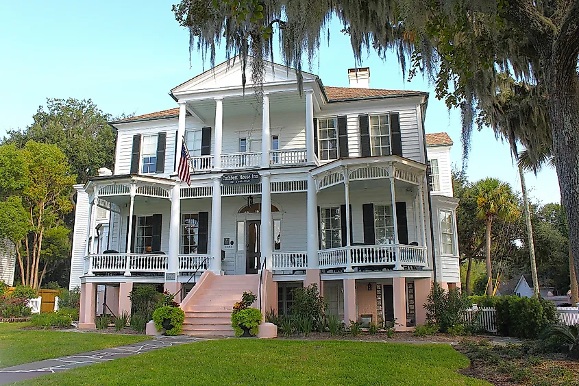 Cuthbert House Inn, a historic place to stay in Beaufort, North Carolina.