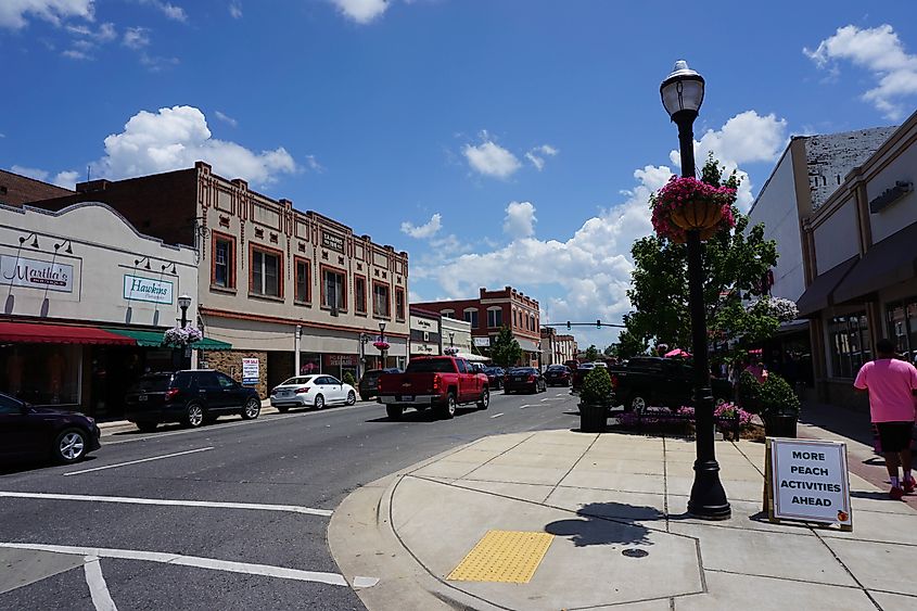 Trenton Street in Ruston, Louisiana.