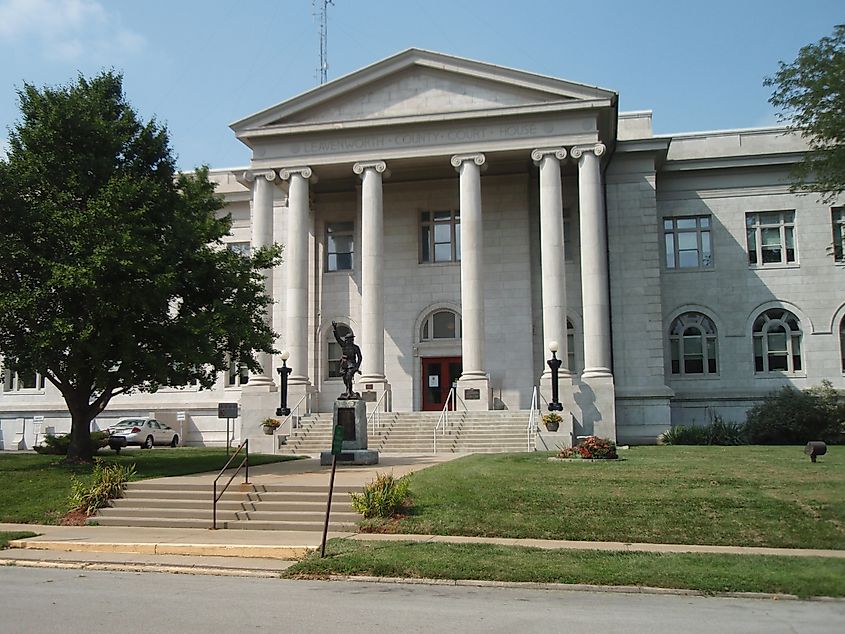 Leavenworth County, Kansas. In Wikipedia. https://en.wikipedia.org/wiki/Leavenworth_County,_Kansas By Ichabod - Own work, CC BY-SA 3.0, https://commons.wikimedia.org/w/index.php?curid=7758566