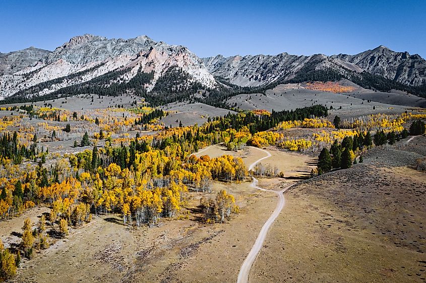  Idaho Boulder Mountains near Sun Valley Resort