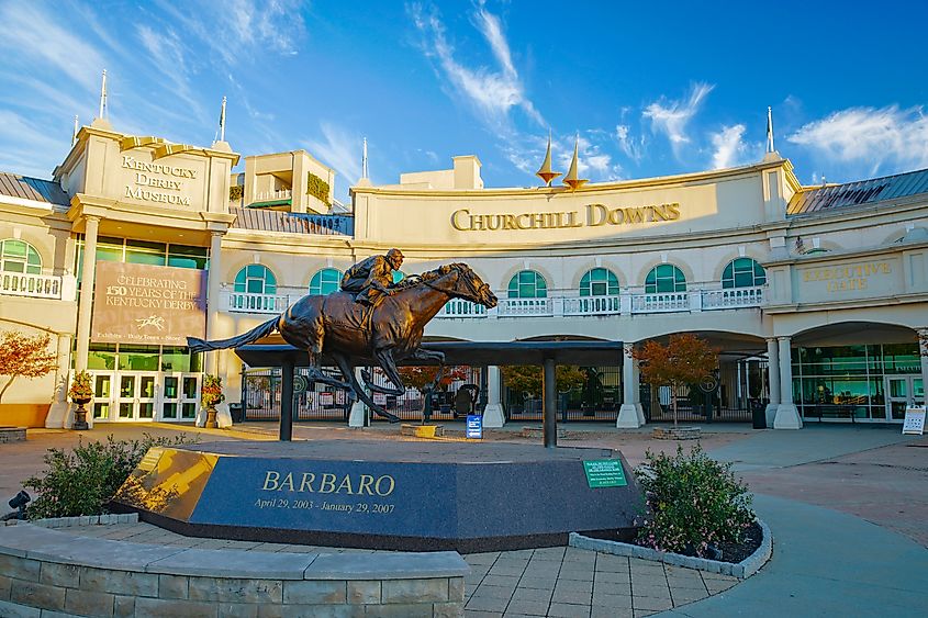 Churchill Downs is just a few miles from Shively.