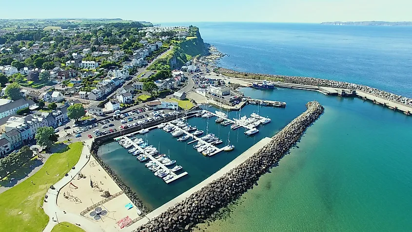 Ballycastle Harbour, Antrim Northern Ireland.