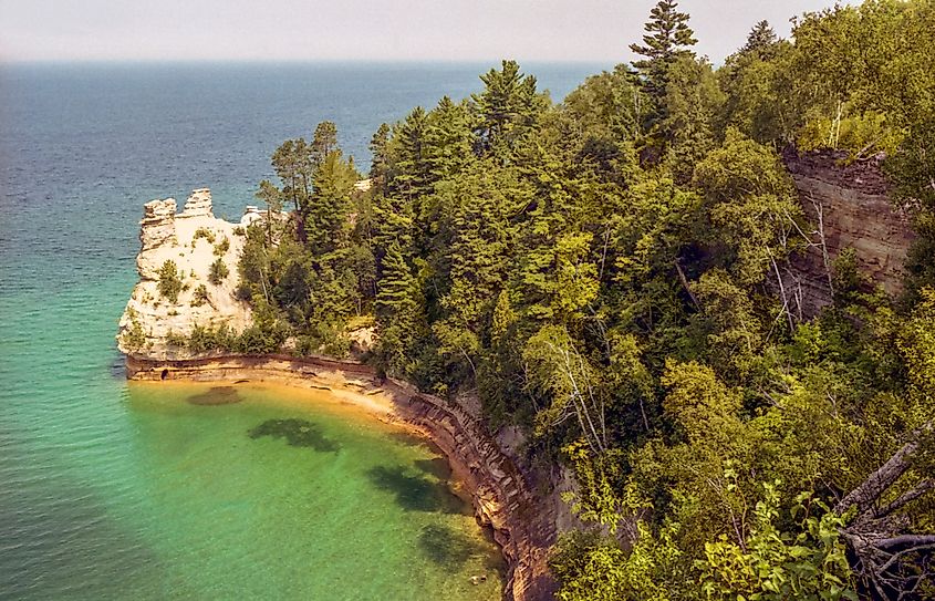 Miners Castle Miners Beach at Pictured Rocks National Lakeshore near Munising, Michigan