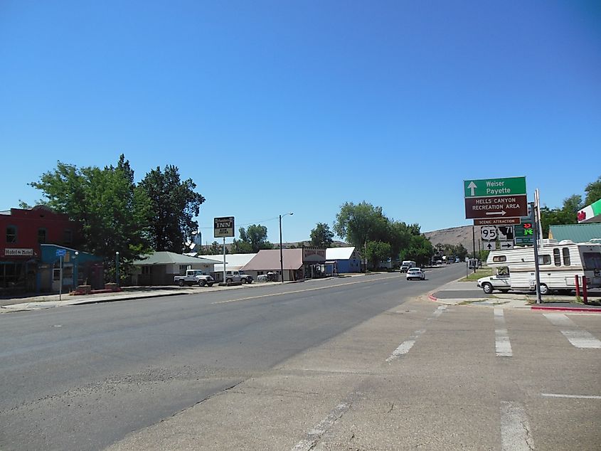 Superior Street in Cambridge, Idaho.