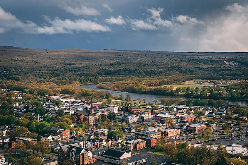 View of Port Jervis, New York, from Elks-Brox Memorial Park