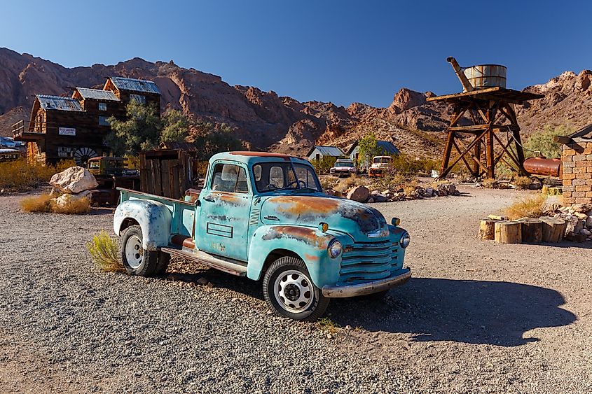 Nelson Ghost Town in Nevada.