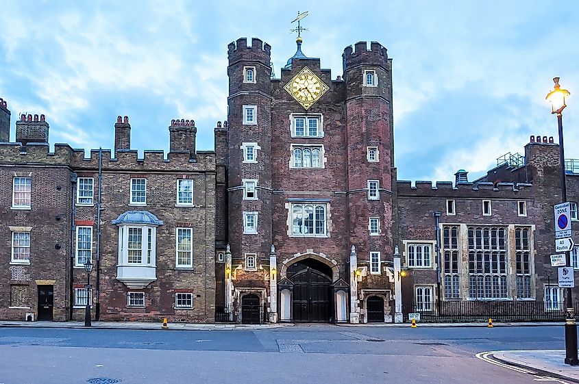 St James s Palace London WorldAtlas