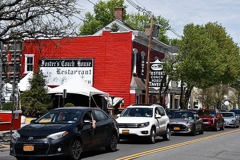 East Market Street in Rhinebeck, New York