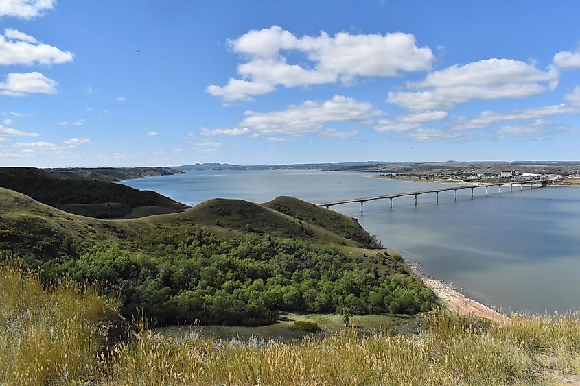 Lake Sakakawea in North Dakota.