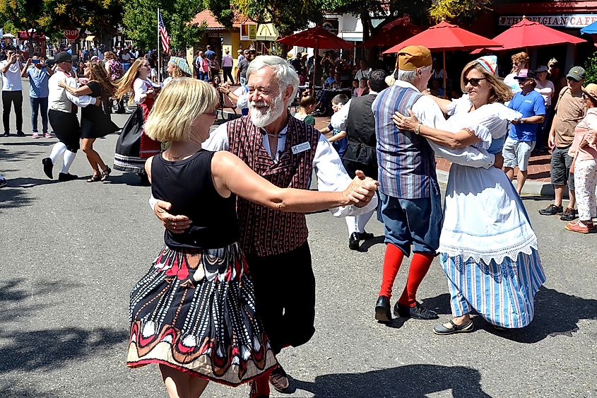 Danish Days celebration in Solvang, California.