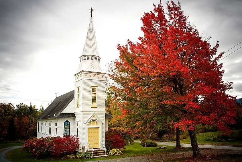 Saint Matthew's Chapel in Sugar Hill, New Hampshire.