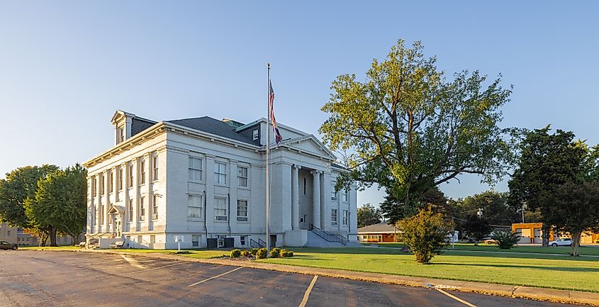 The New Madrid County Courthouse in the Missouri Bootheel.