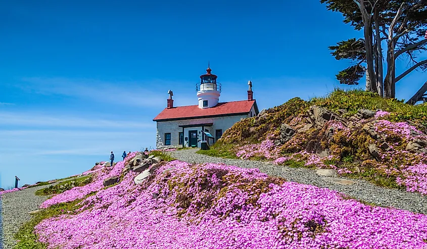Battery Point Lighthouse in Crescent City, California.