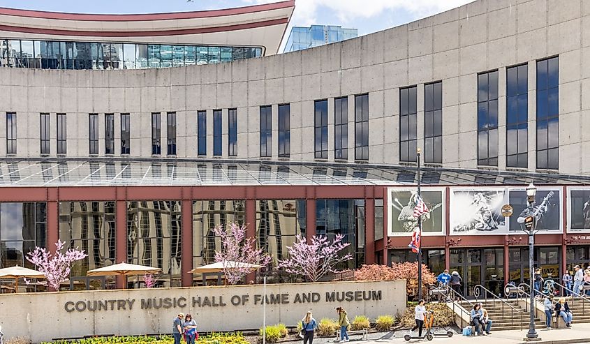 The Country Music Hall of Fame in downtown Nashville, TN.