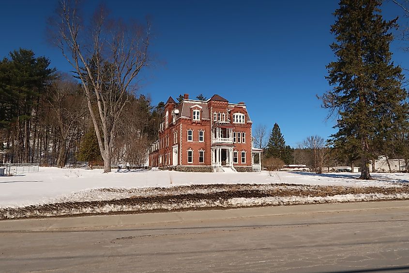 Graves Mansion in Au Sable Forks, New York.