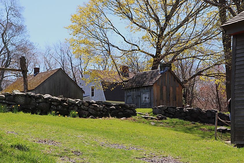 Historic farm in Bristol, Rhode Island.