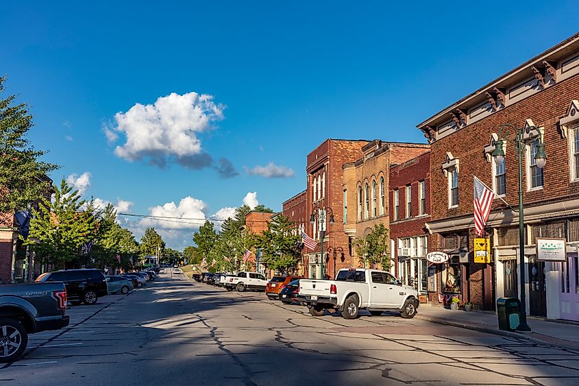 Main Street in Grand Rapids, Ohio.