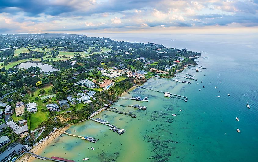 Aerial view of Sorrento, Victoria