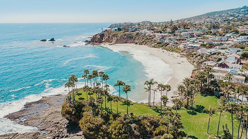 The gorgeous coastal town of Laguna Beach, California.