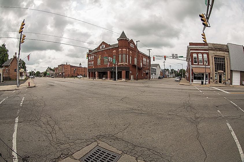 Main Street and Jefferson Street, Knightstown, Indiana