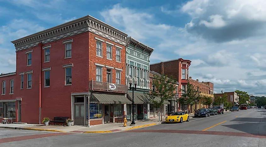 North Main Street Historic District in Hannibal, Missouri. Editorial credit: Nagel Photography / Shutterstock.com