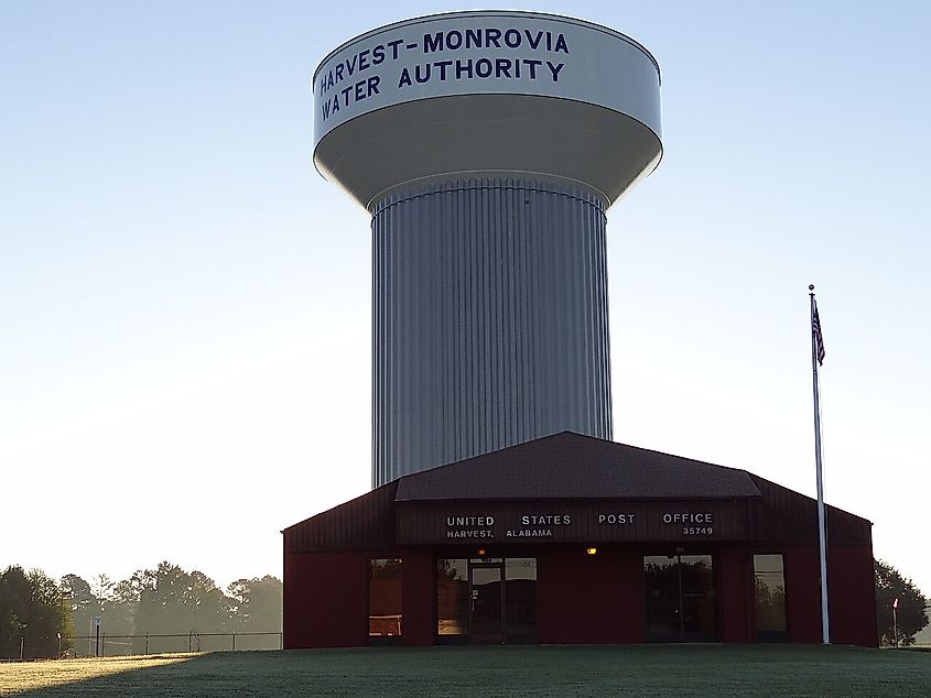 Post office in Harvest, Alabama.