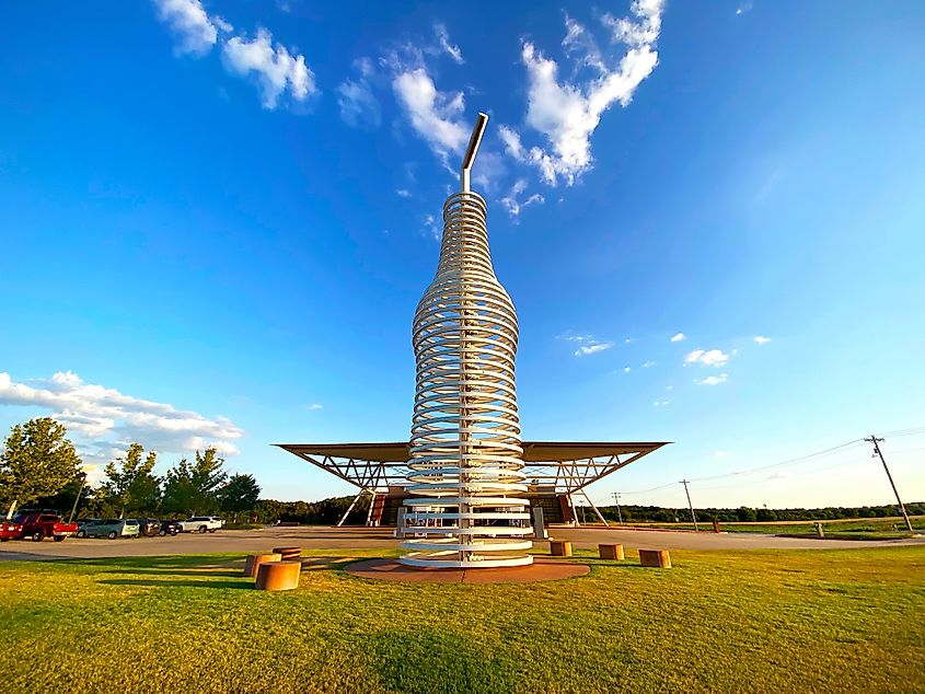 POPS 66 sculpture in Arcadia, Oklahoma.