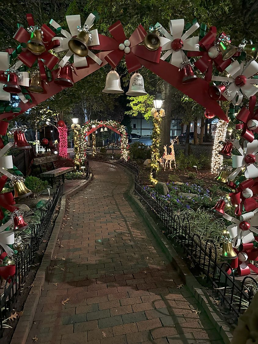 Christmas time in Gatlinburg, Tennessee.