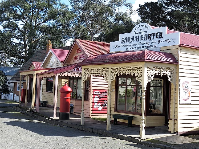 Old Gippstown Heritage Park in Moe, Victoria.