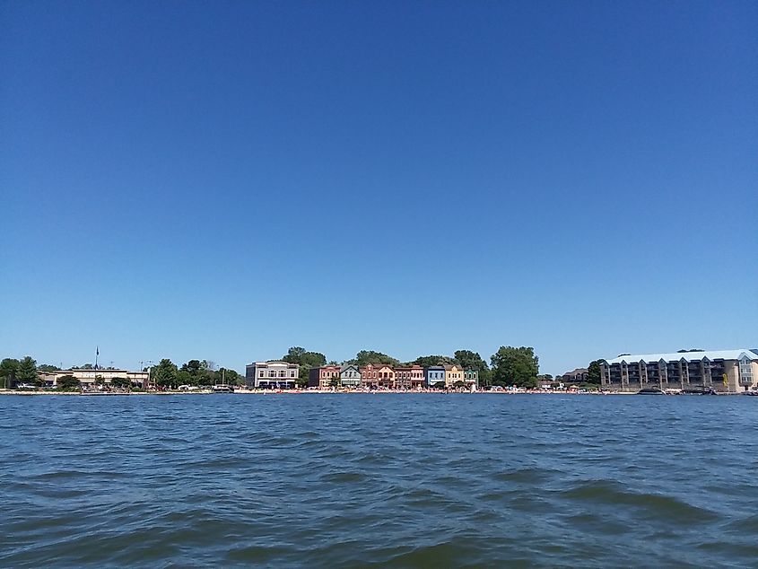 Lakefront in Pewaukee, Wisconsin